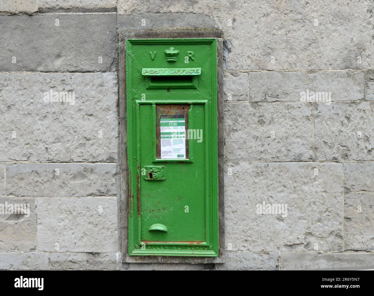 Letterbox irlandese a Dublino, Irlanda. Foto Stock