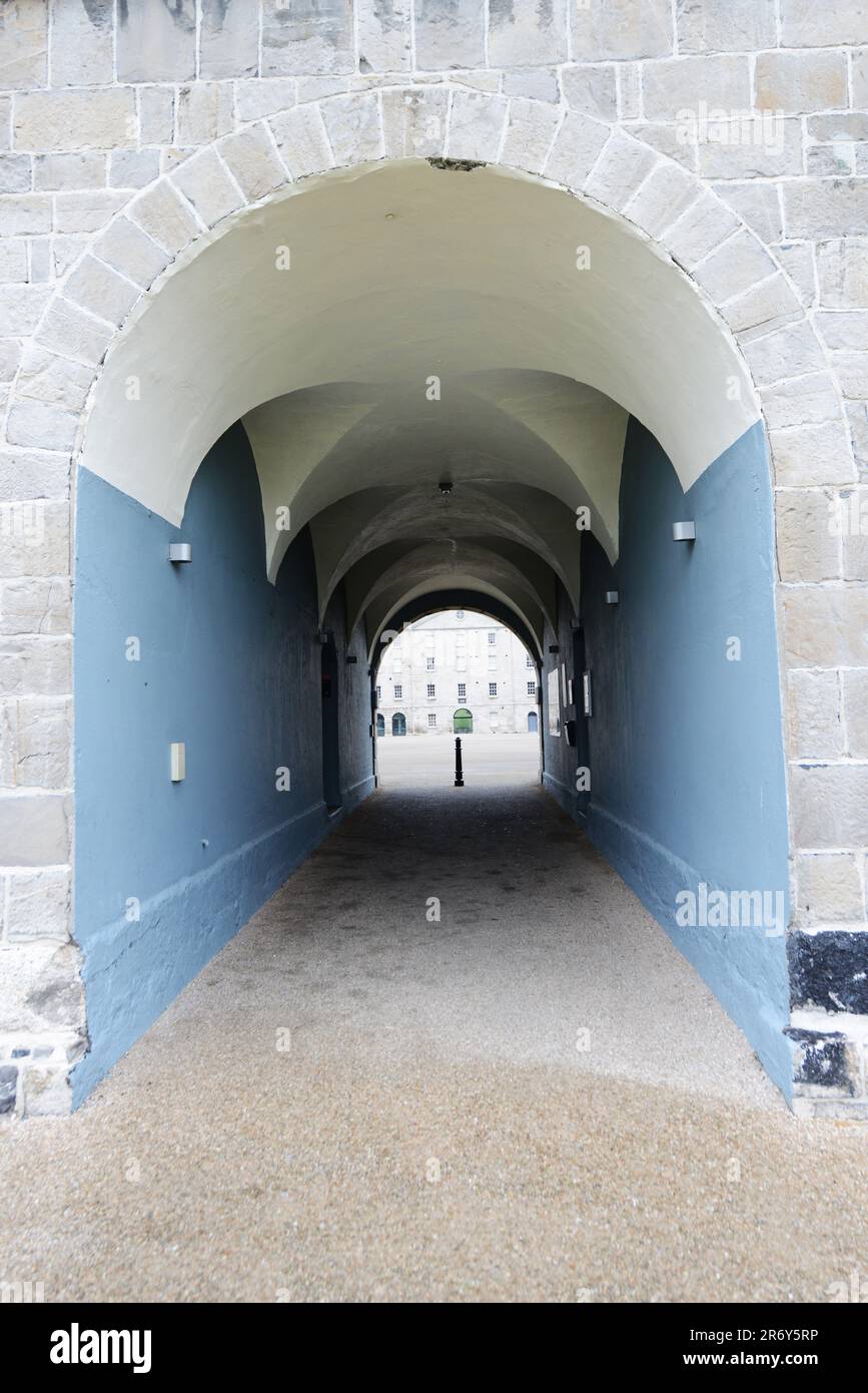 Il Museo Nazionale d'Irlanda - Arti decorative e Storia a Dublino, Irlanda. Foto Stock