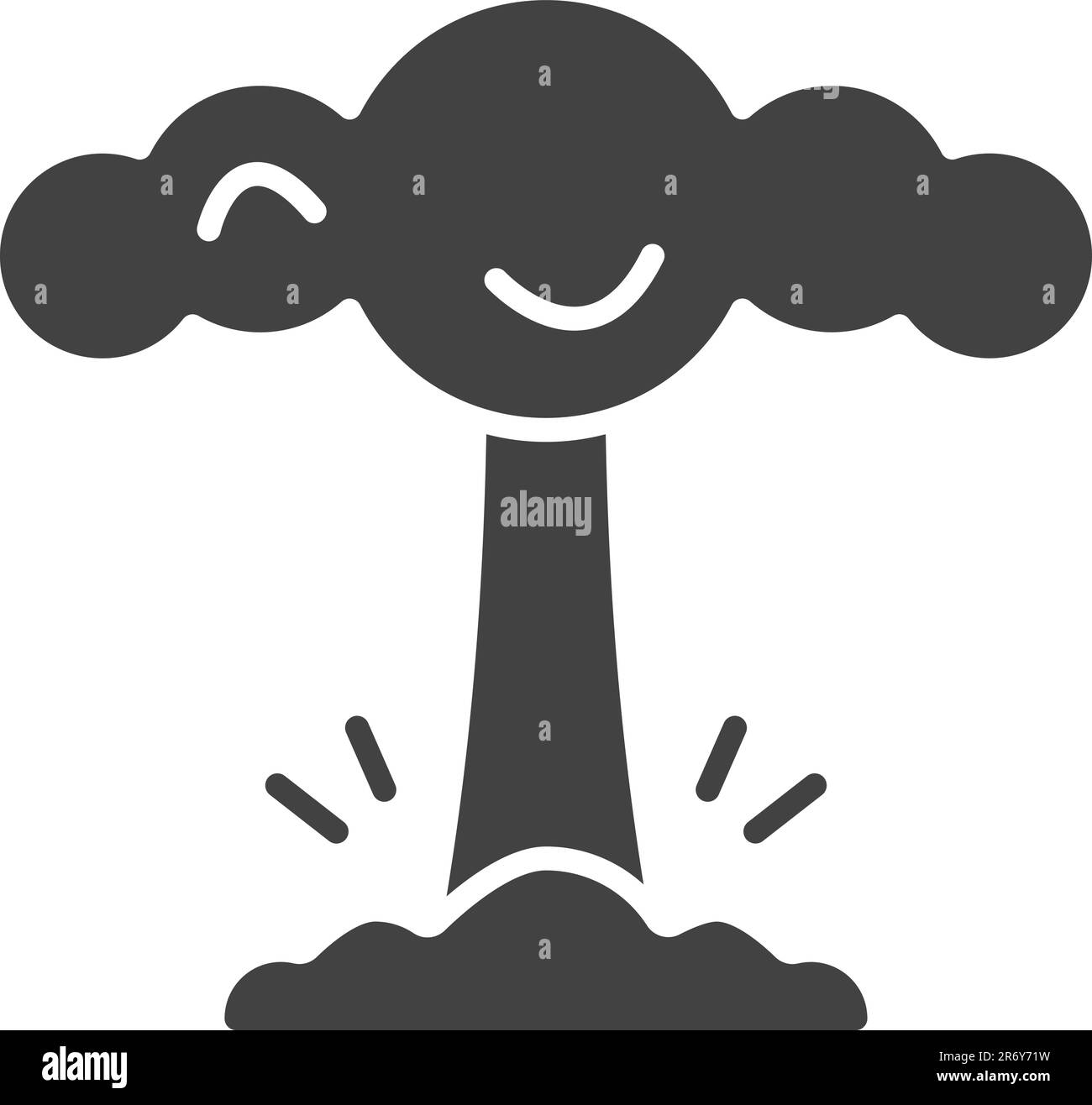 Immagine vettoriale icona esplosione. Illustrazione Vettoriale