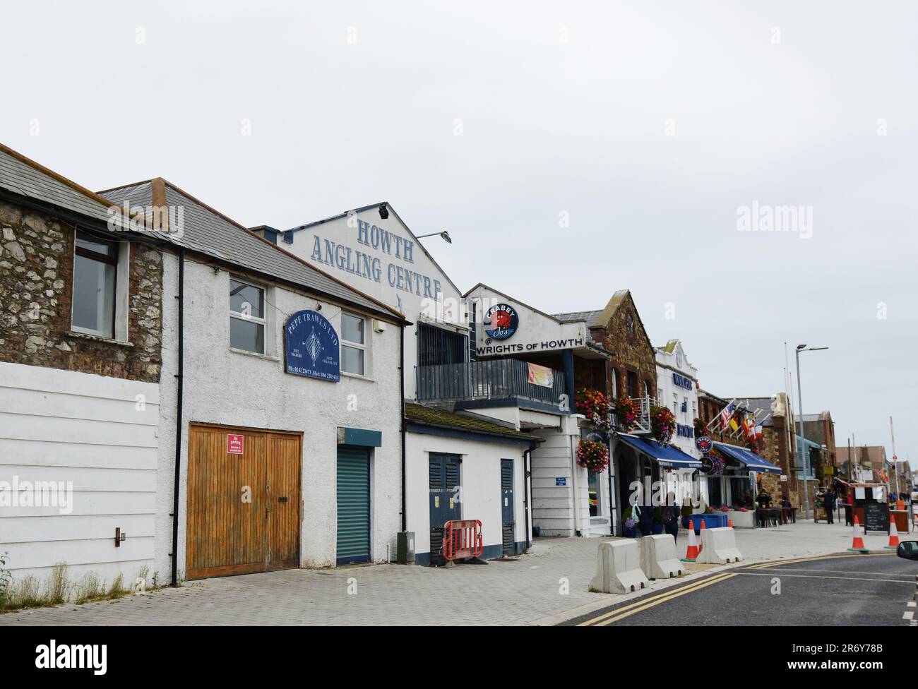 Howth Angling Center, Howth, Irlanda. Foto Stock
