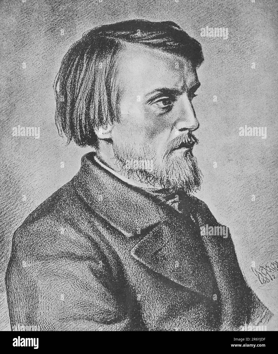 Vissarion Grigorievich Belinsky (1811-1848). Foto Stock
