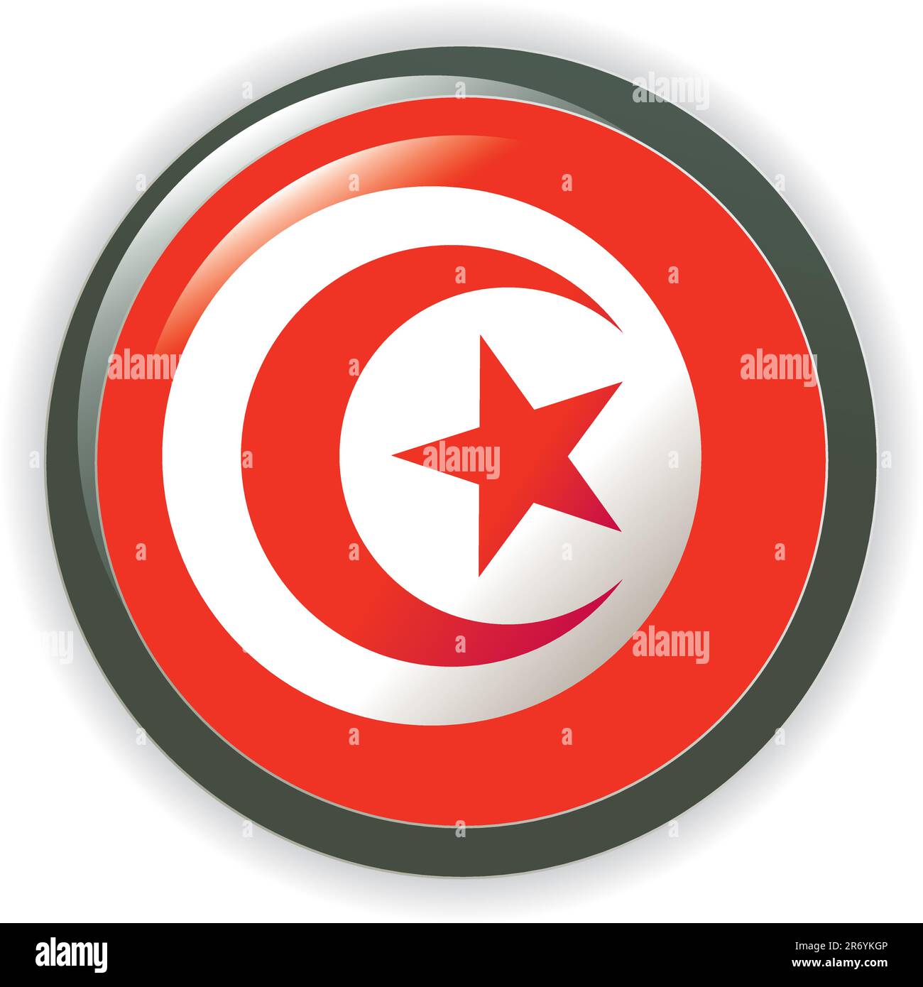 pulsanti vector shiny web con bandiere dei paesi europei Illustrazione Vettoriale