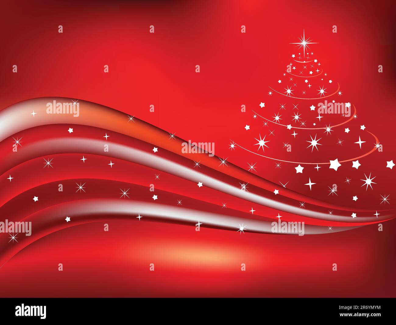 tema natalizio con concetto wave Illustrazione Vettoriale