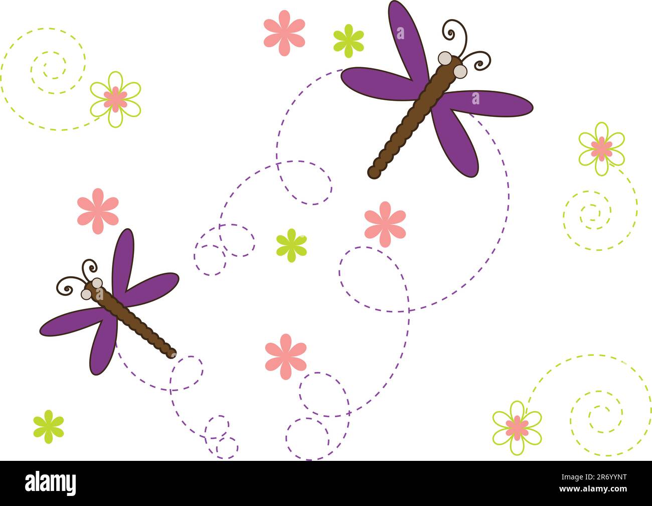 dragon fly, fly, butterfly, flight, design, stampa, bambini, illustrazione, natura, ali Illustrazione Vettoriale