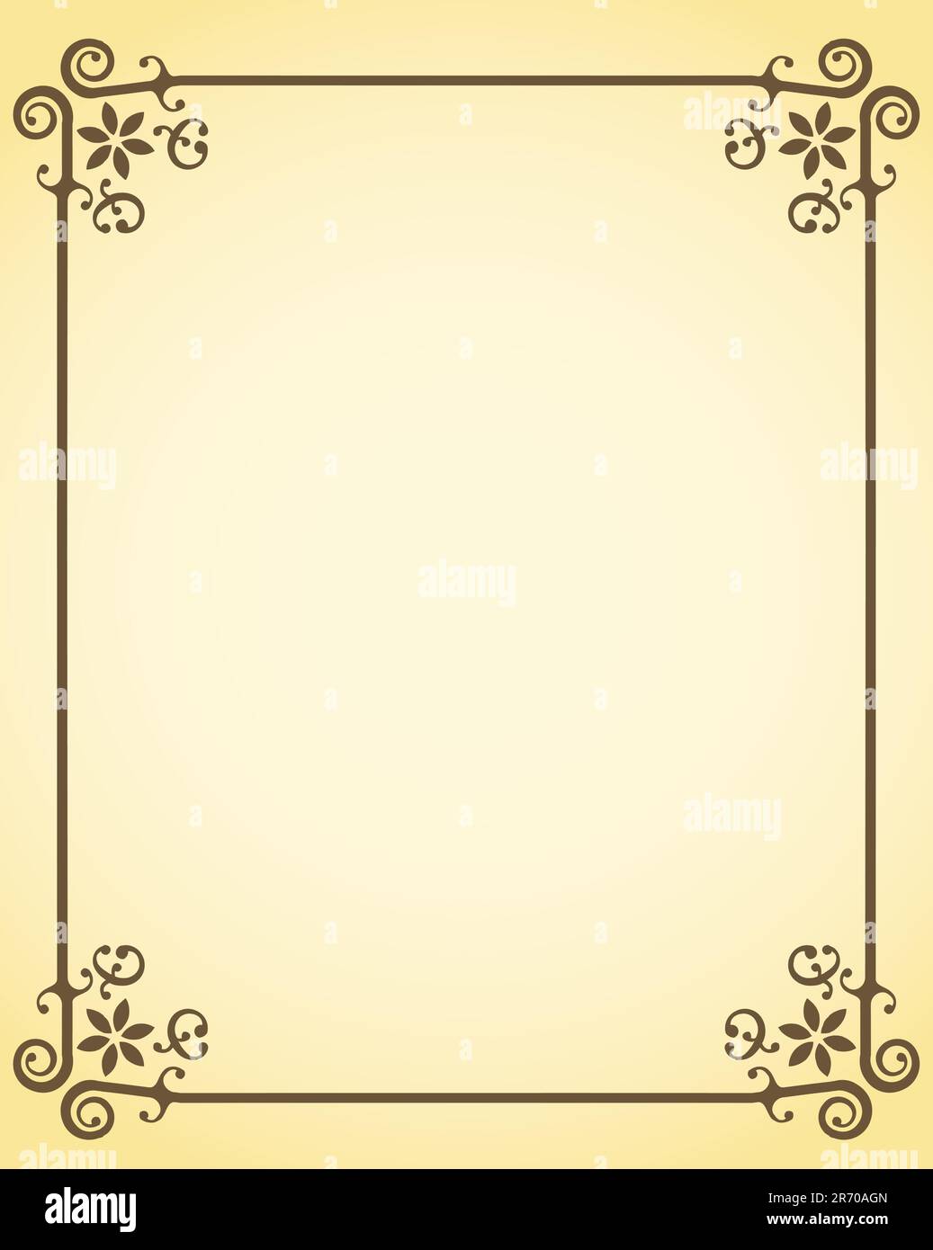 Cornice decorativa Illustrazione Vettoriale