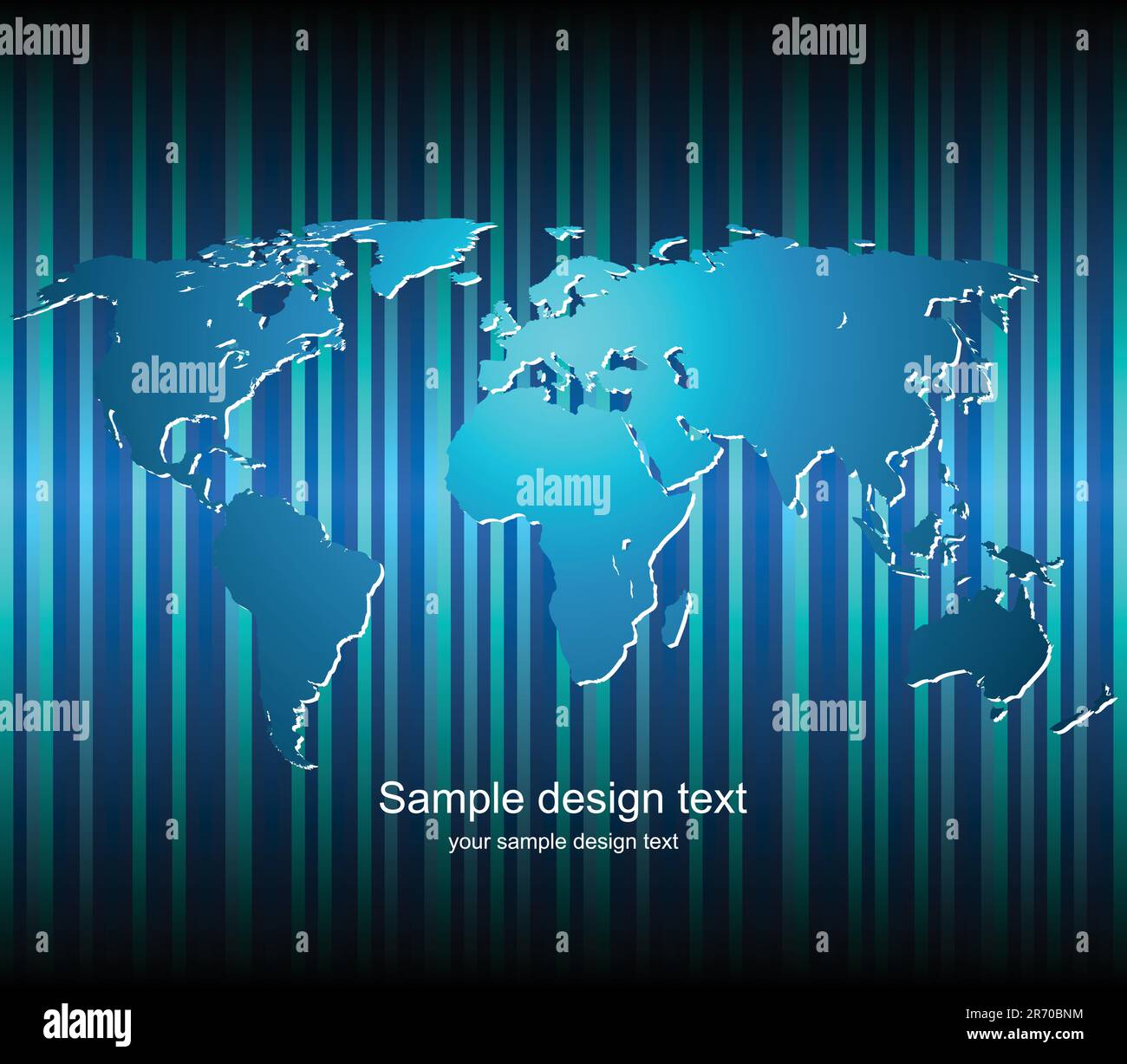 Sfondo vettoriale mappa mondiale. modello bianco colore. Illustrazione Vettoriale