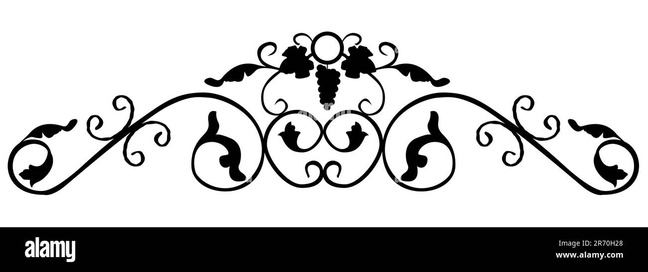 illustrazione vettoriale di un elemento di progettazione orientale Illustrazione Vettoriale