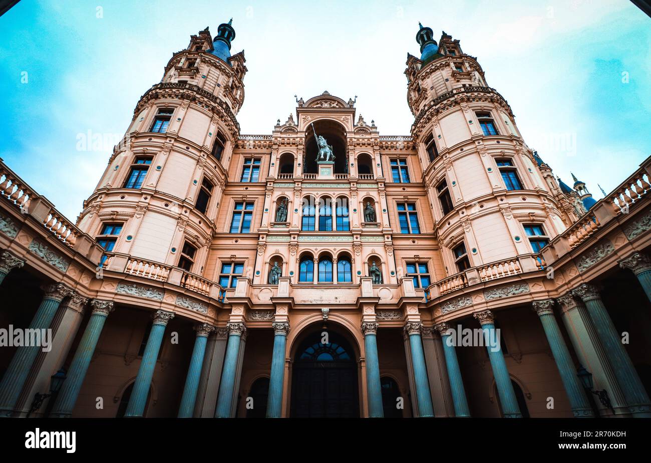 Antico castello storico in Germania Foto Stock