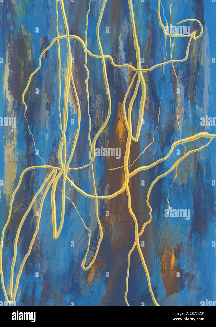 pittura digitale, arte digitale, pittura astratta, arte astratta, arte colorata, arte colorata, pittura colorata, pittura colorata, astratto colorato, Foto Stock