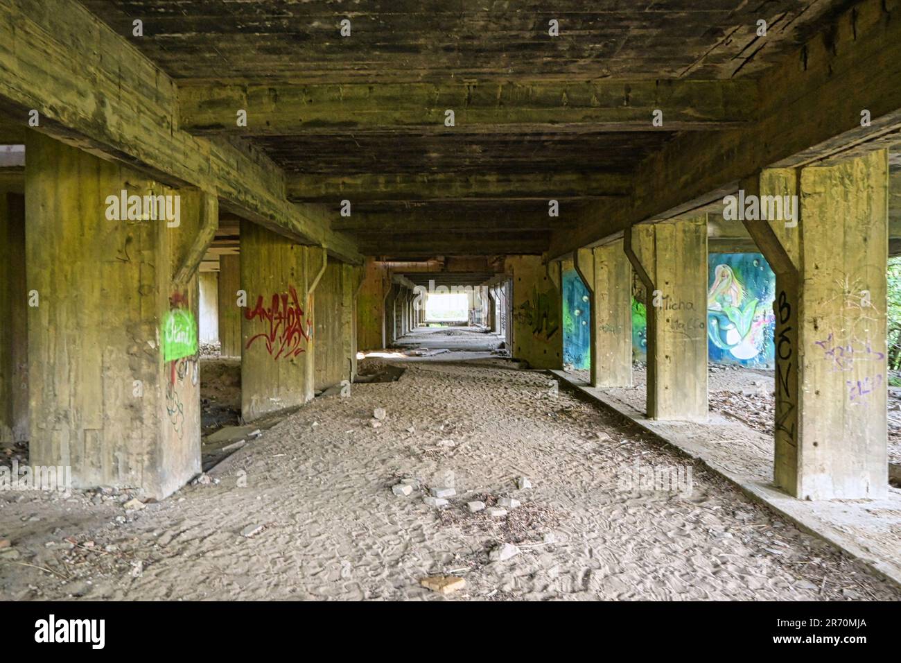 Luogo perduto, la centrale elettrica di Vogelsang in Germania Foto Stock