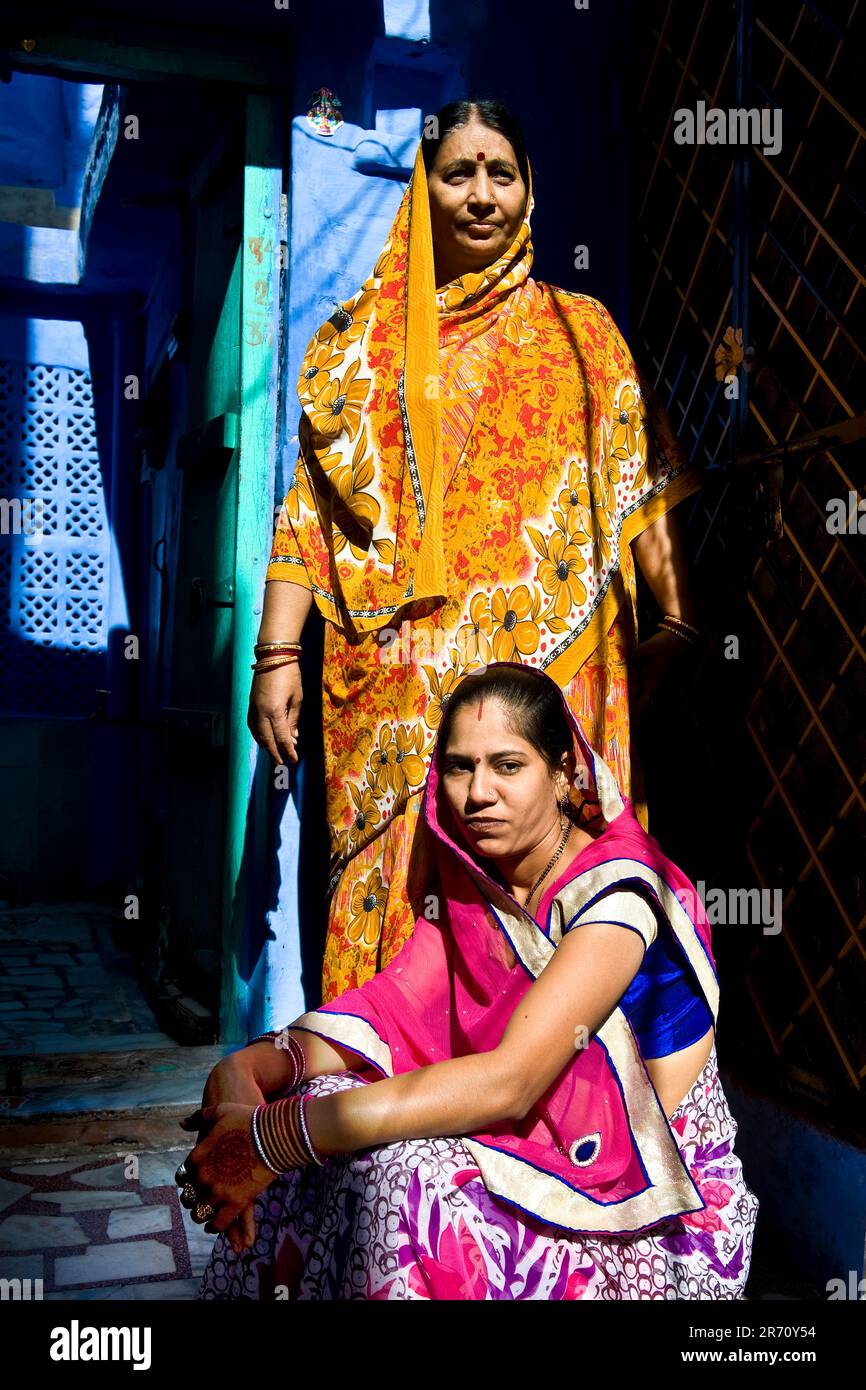 Donne. jodhpur. rajastan. india Foto Stock