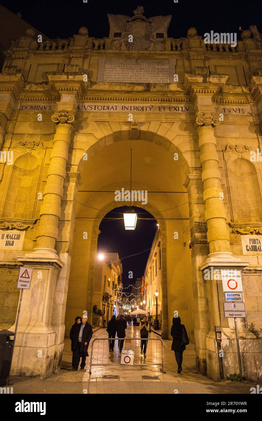 Porta garibaldi. marsala Foto Stock