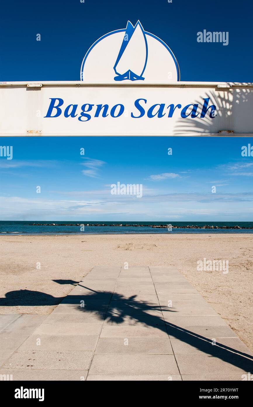 Italia. Emilia Romagna. Porto Garibaldi. Comacchio Foto Stock