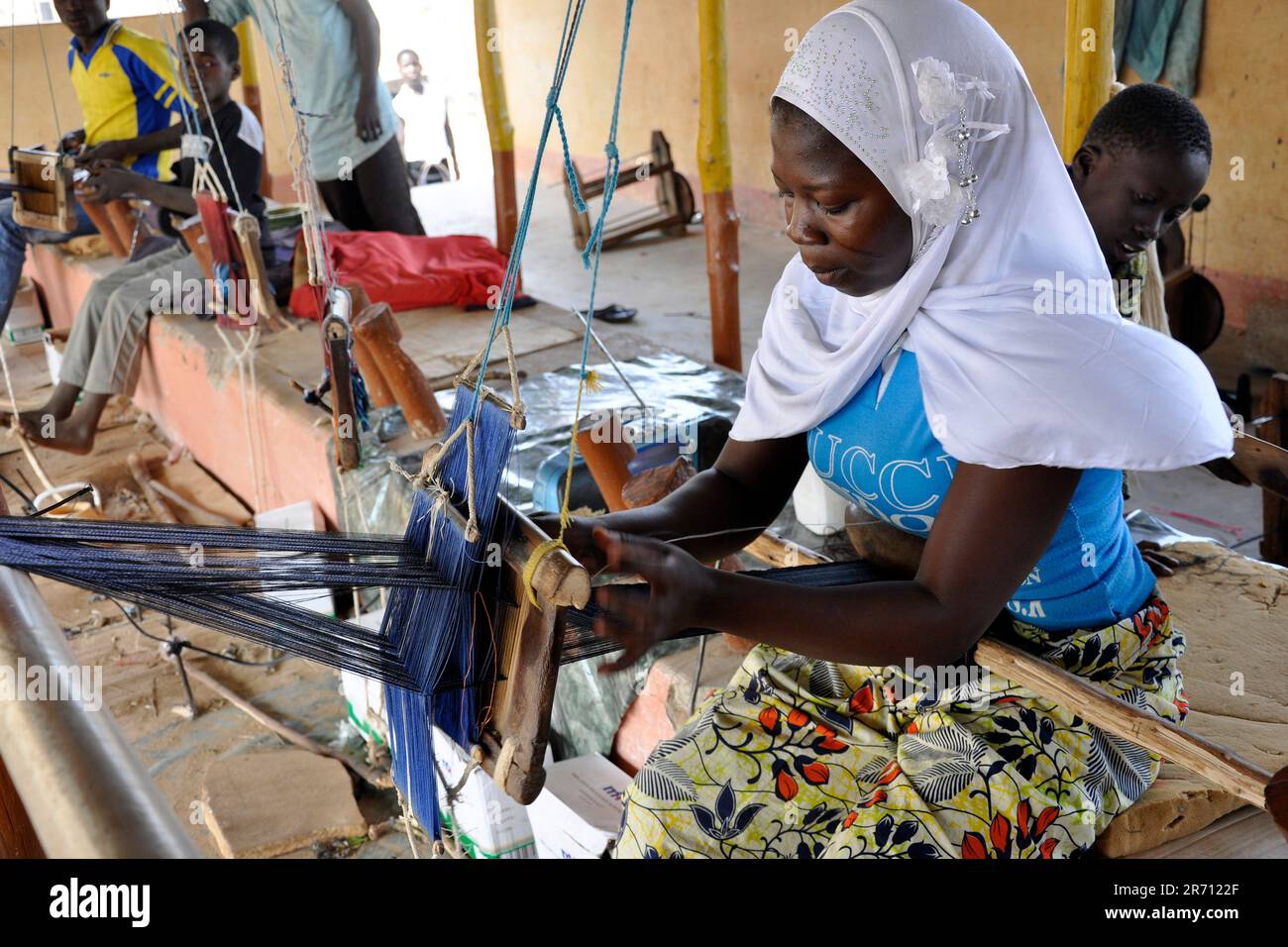 Togo. Kara. lavoratore Foto Stock