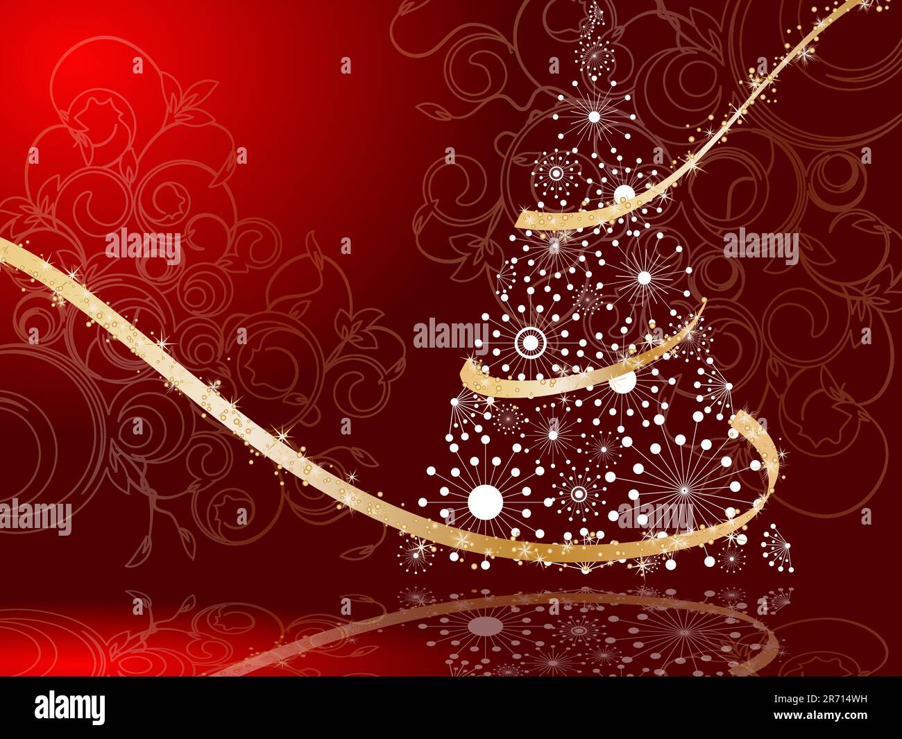 Albero di natale stilizzato Immagini Vettoriali Stock - Alamy