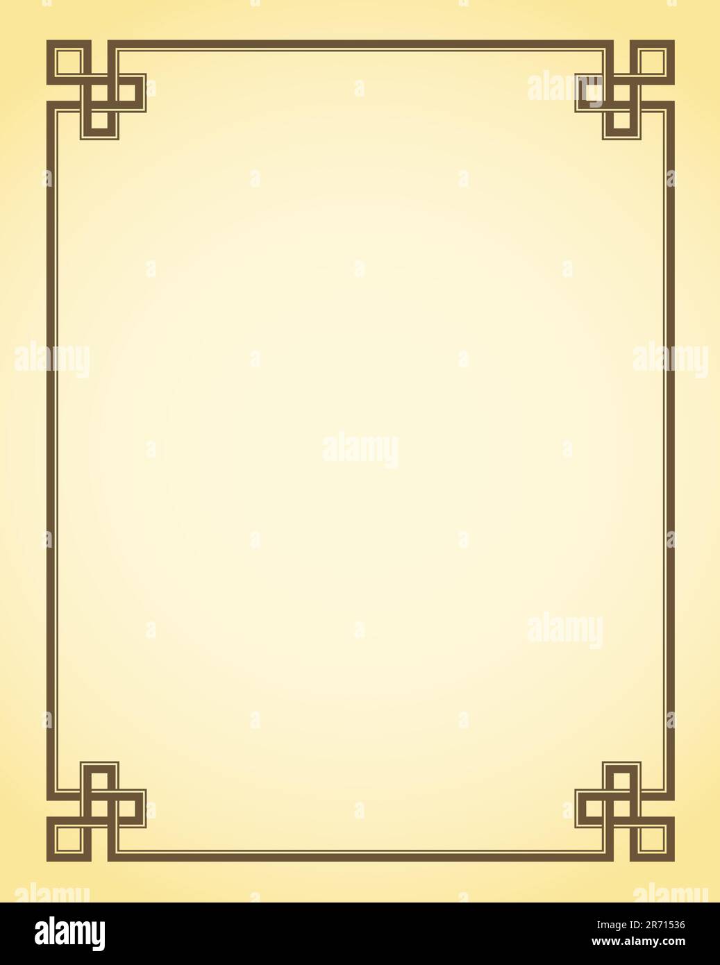 Cornice decorativa Illustrazione Vettoriale