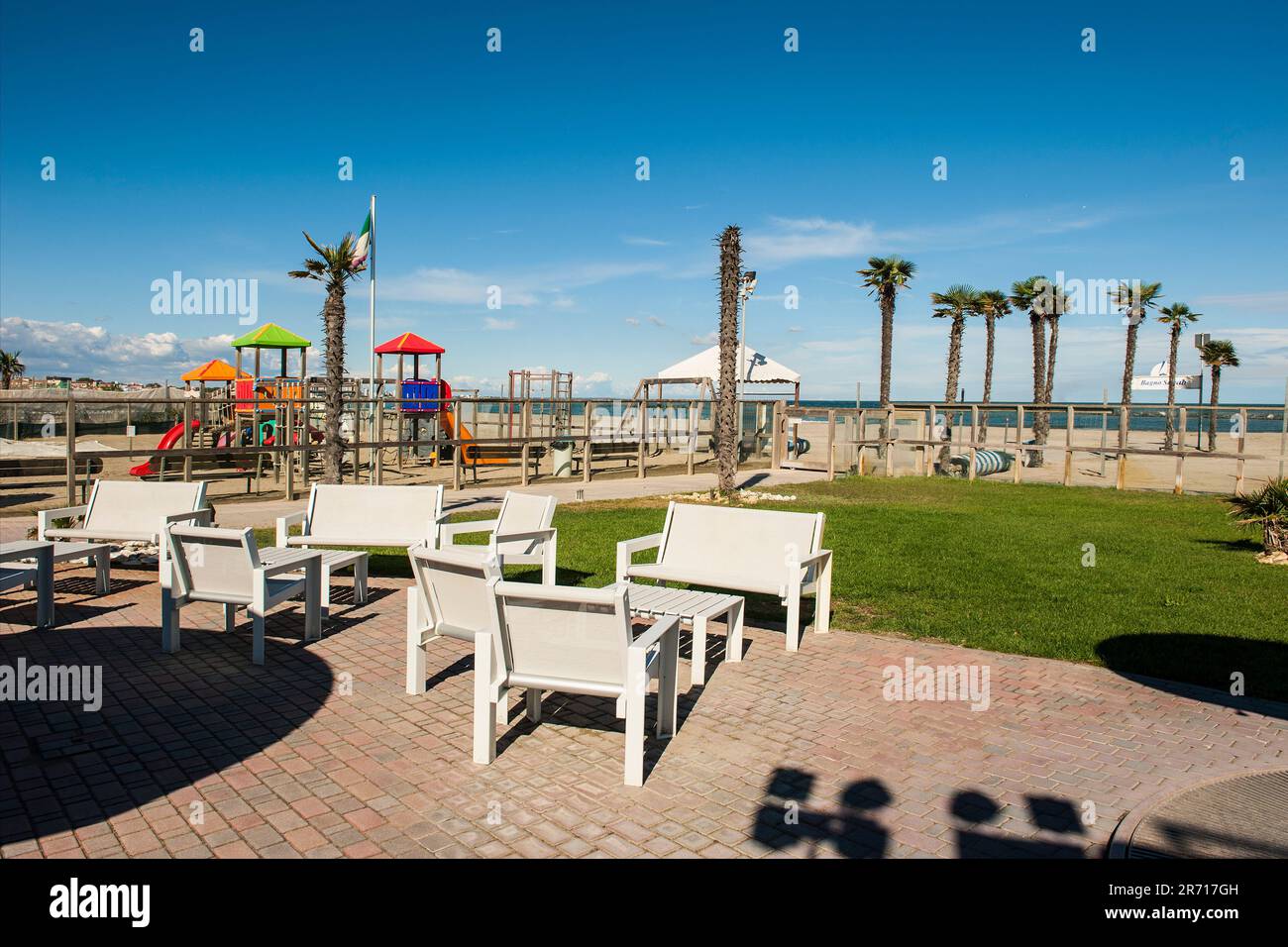 Italia. Emilia Romagna. Porto Garibaldi. Comacchio Foto Stock