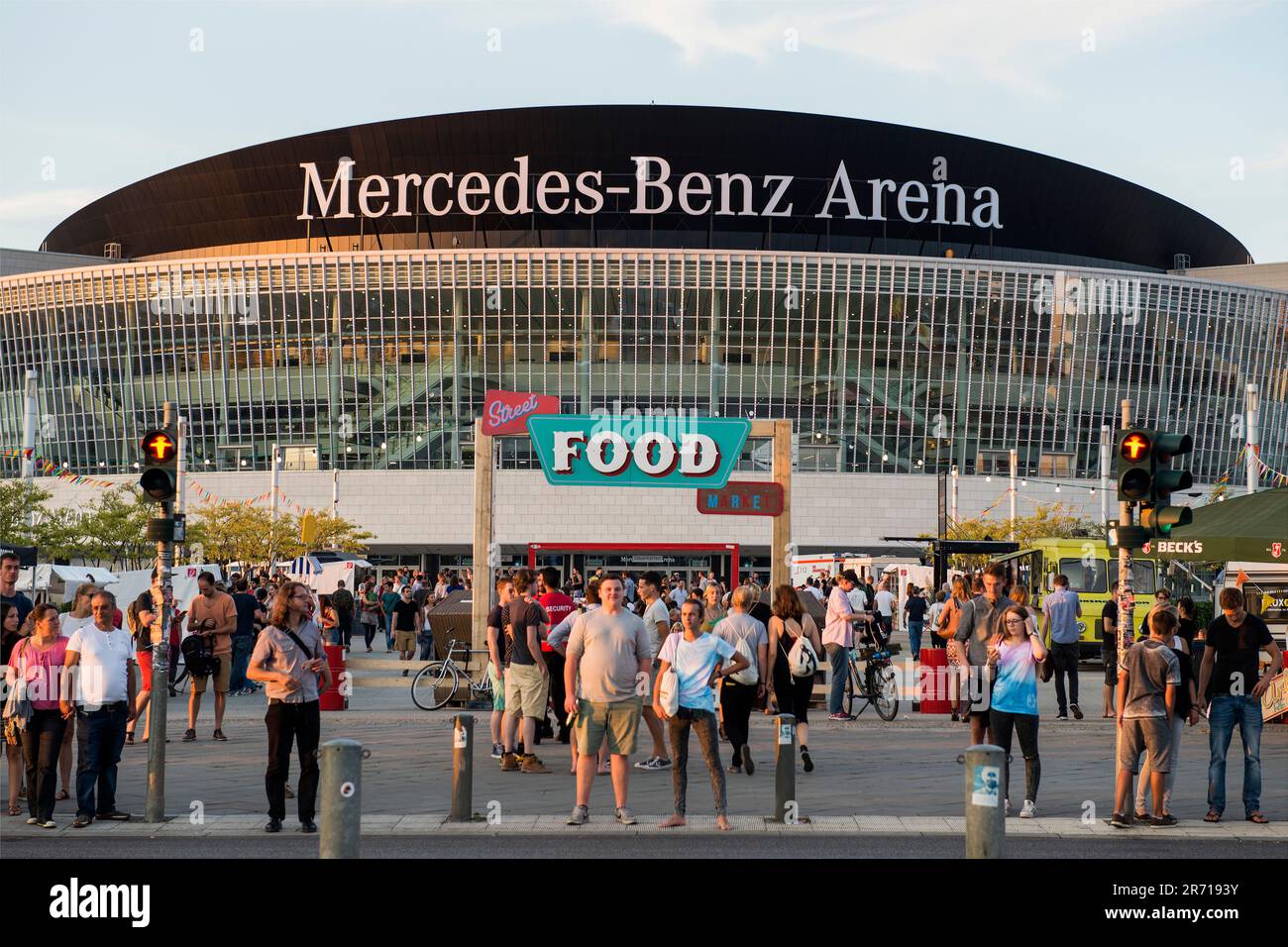 Germania. Berlino. Mercedes Benz Arena Foto Stock