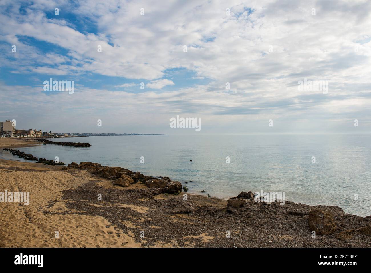 Italia. Sicilia. Mazara del Vallo. Mediterraneo Foto Stock