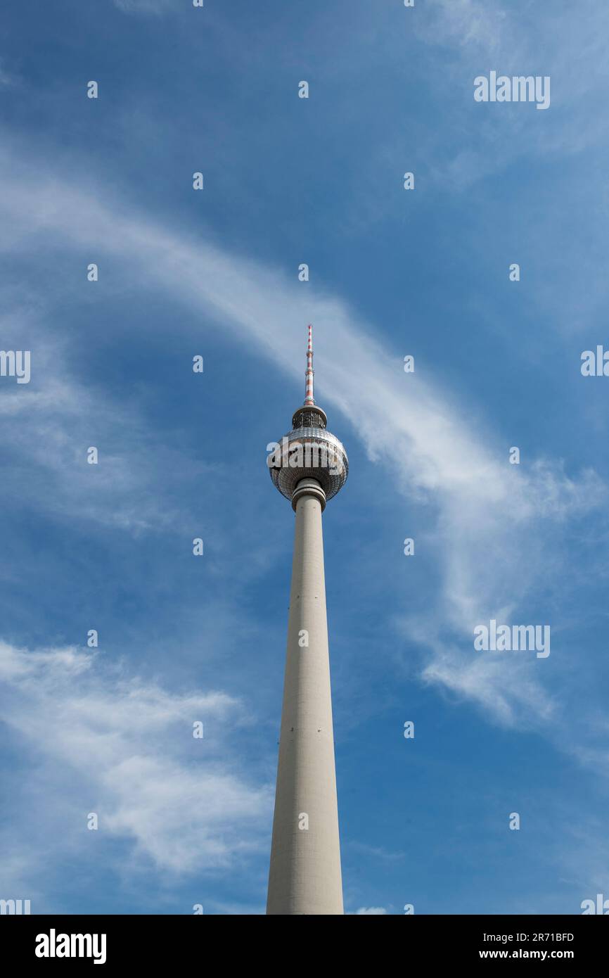 Germania. Berlino. Fernsehturm Foto Stock