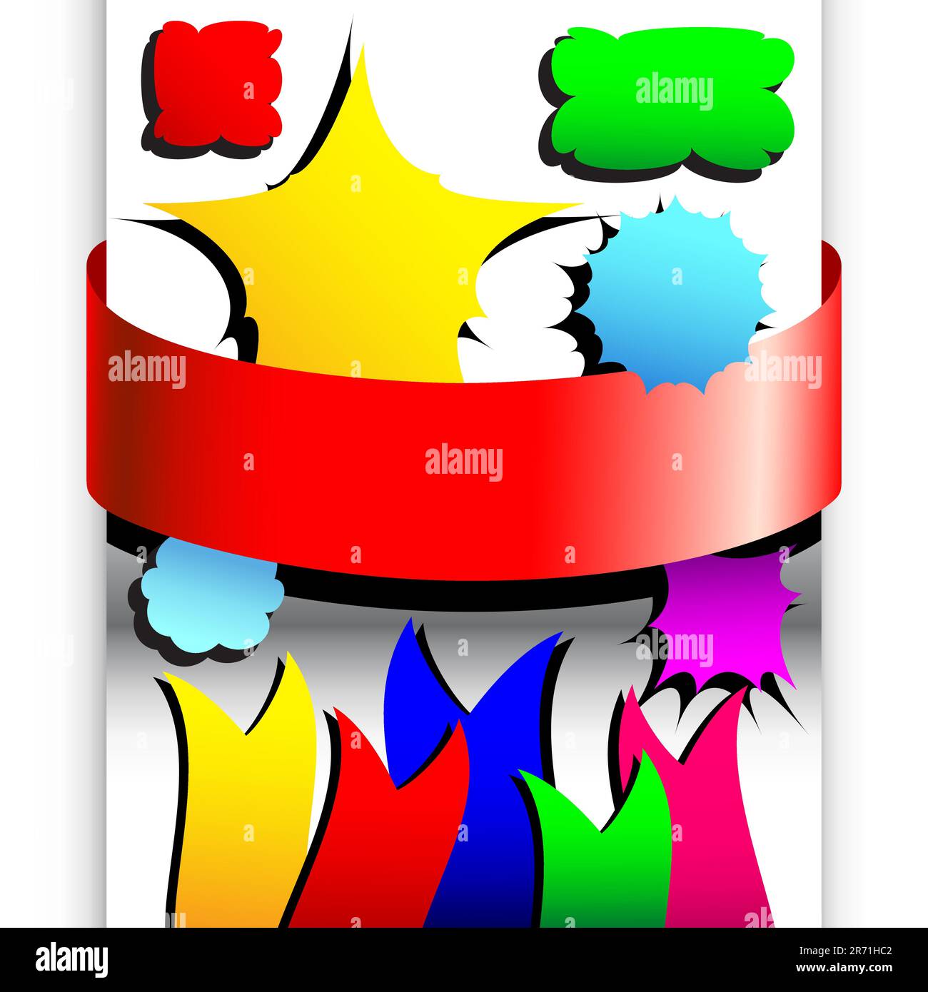 insieme di tag, questa illustrazione può essere utile come lavoro di progettazione Illustrazione Vettoriale