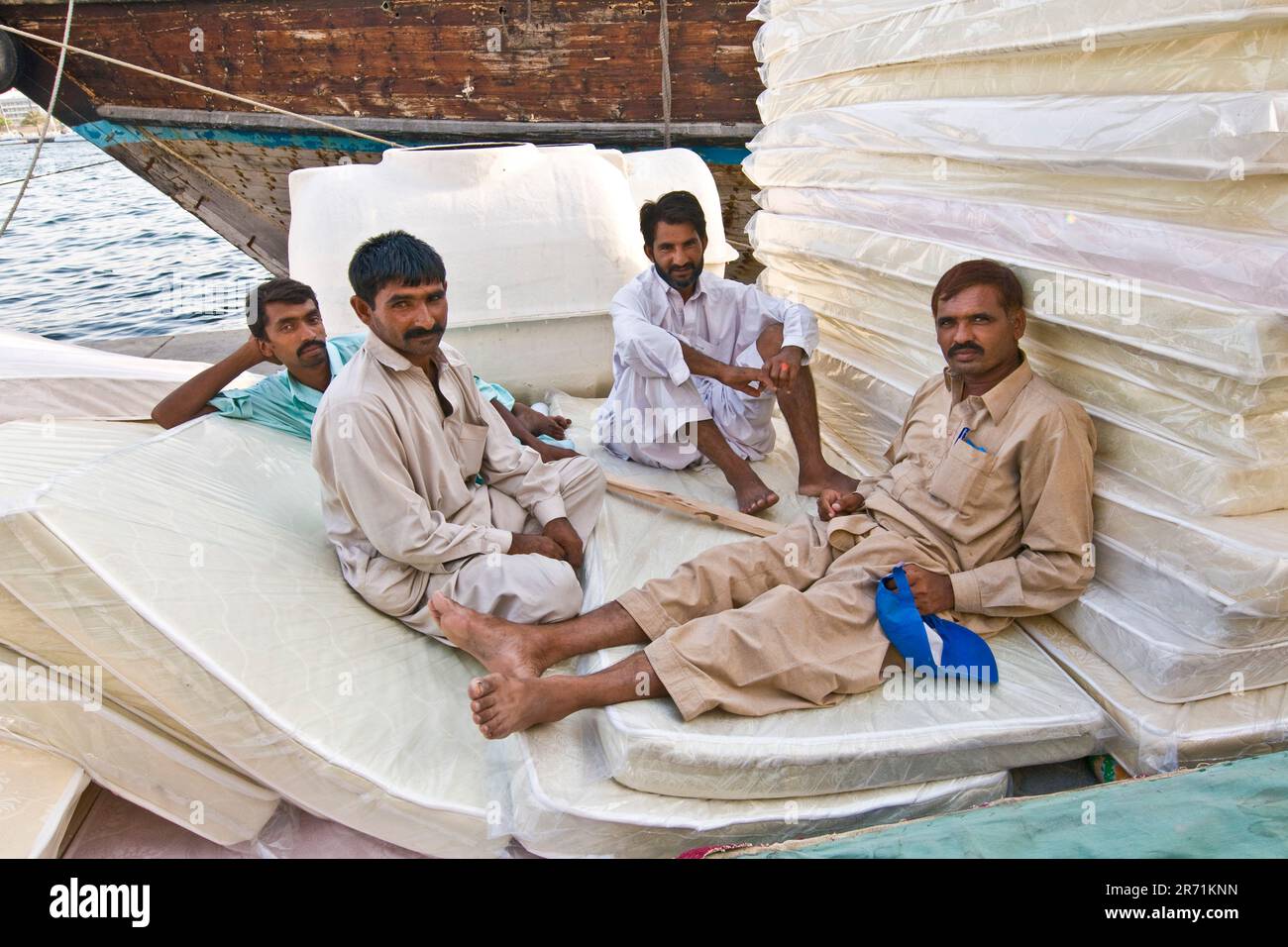 Marinai pakistani. dubai. emirati arabi uniti Foto Stock