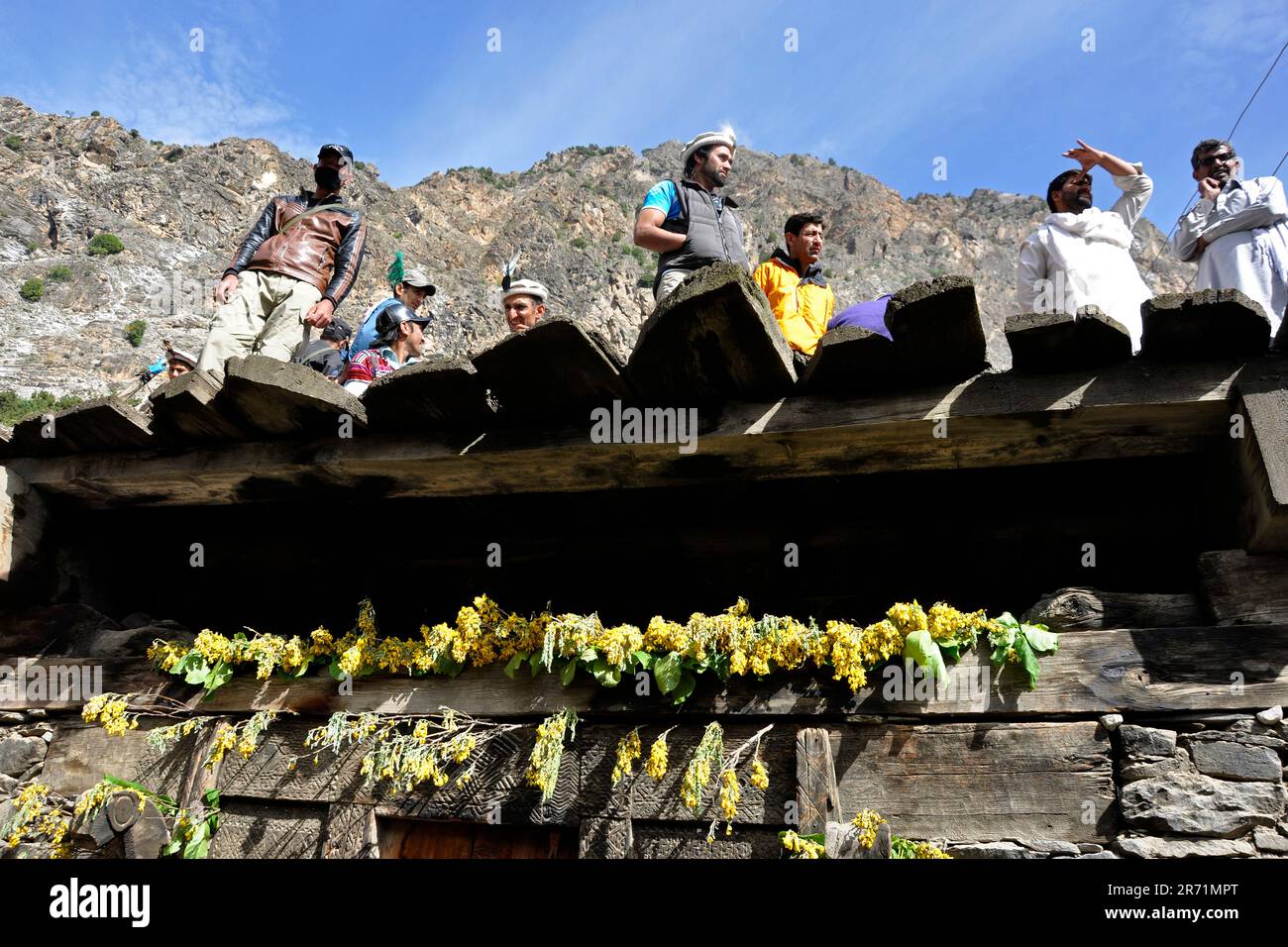 Pakistan. Rambur villaggio Foto Stock