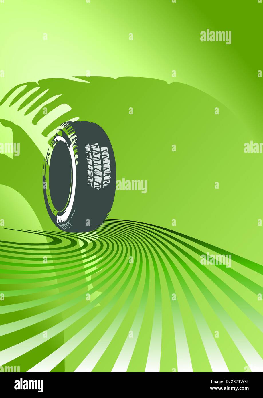 Sfondo vettoriale del design dell'auto Illustrazione Vettoriale