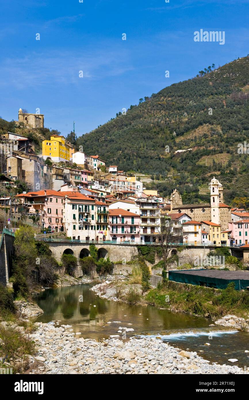 Badalucco. Valle Argentina. Provincia di Imperia. Liguria. Italia Foto Stock