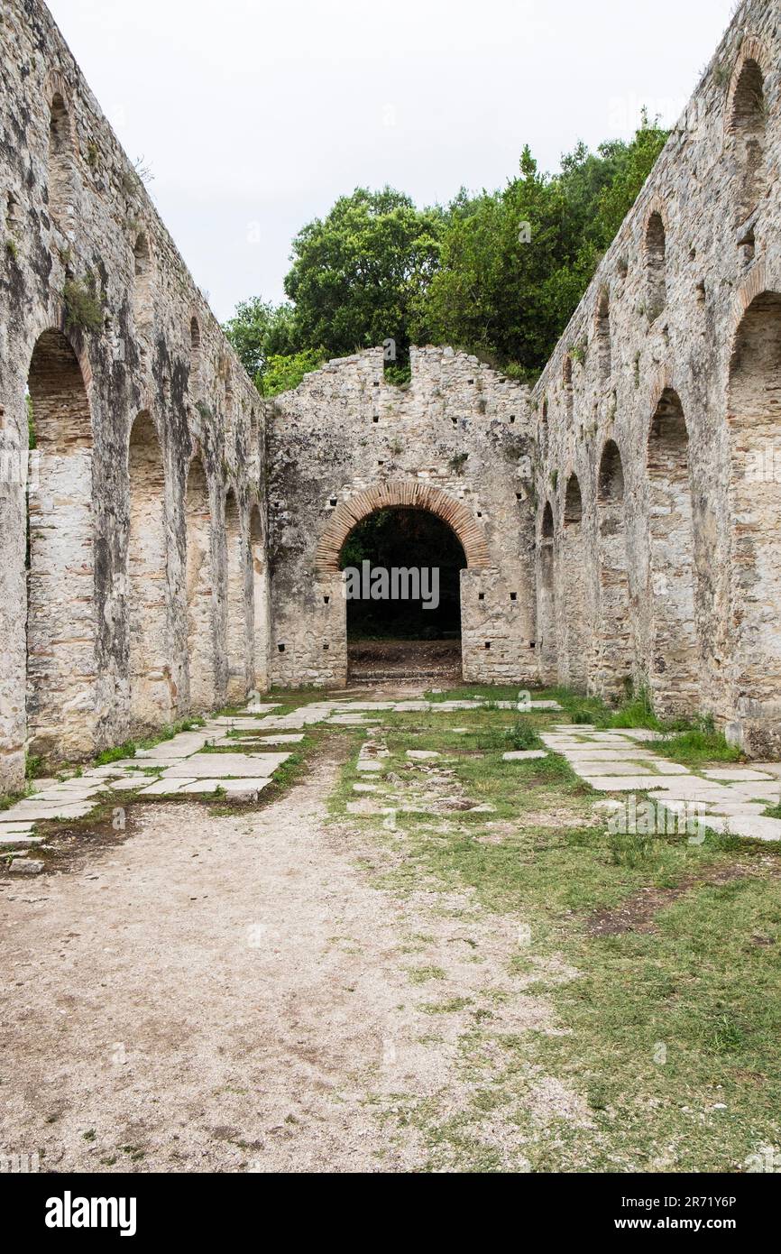 Albania. Sito archeologico di Butrint Foto Stock