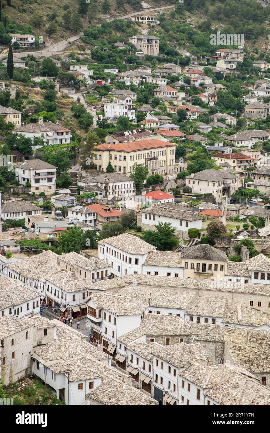 Albania. Gjirokaster. orizzontale Foto Stock