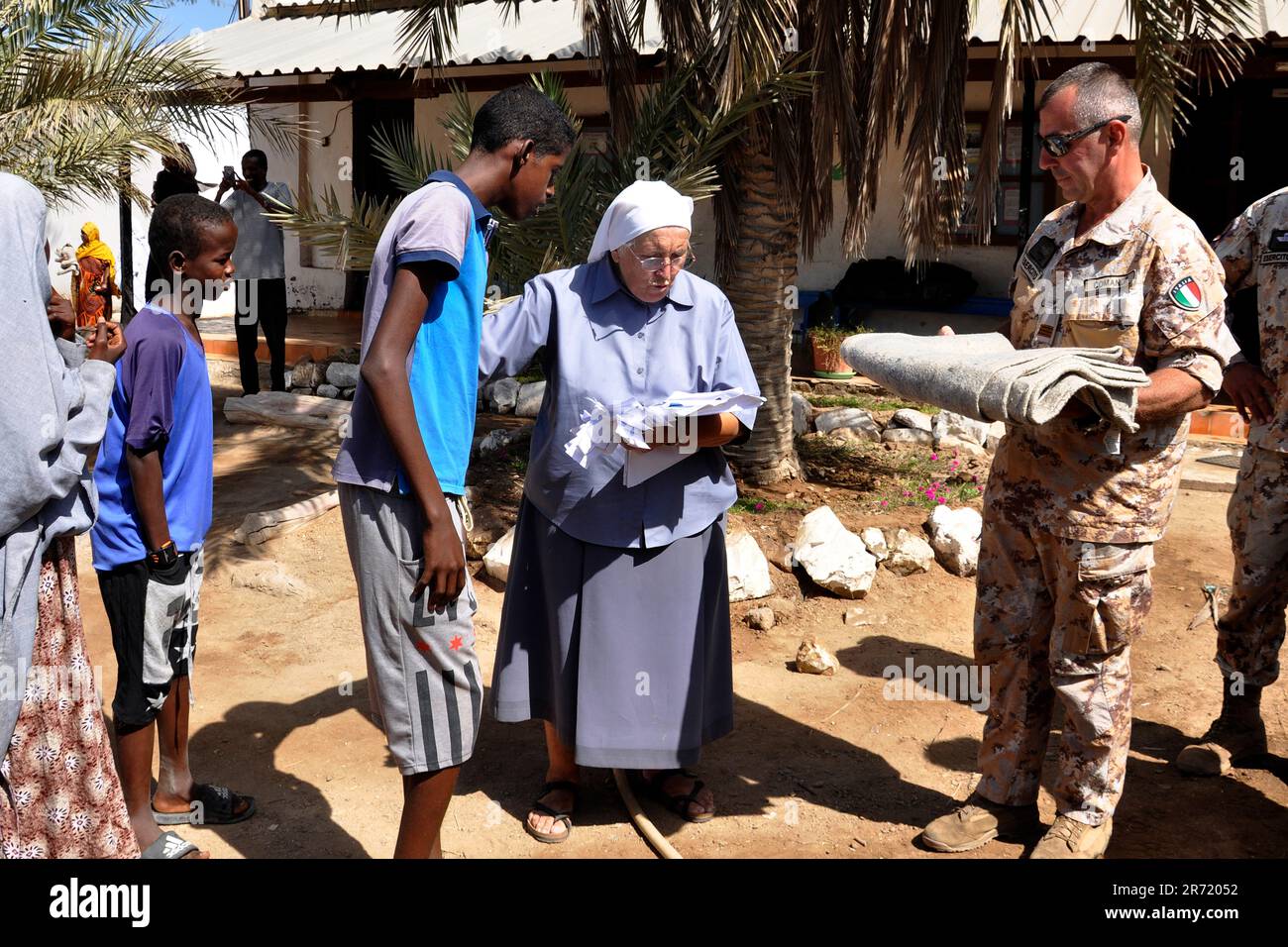 Gibuti. Ali Sabieh. La vita nella missione cattolica Foto Stock