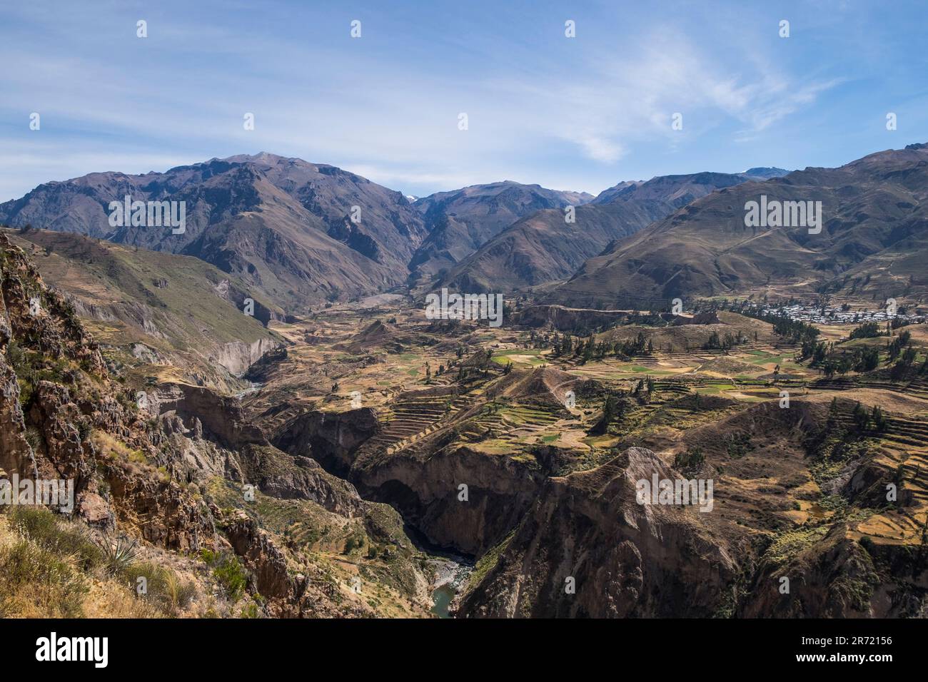 Perù. canyon del colca Foto Stock