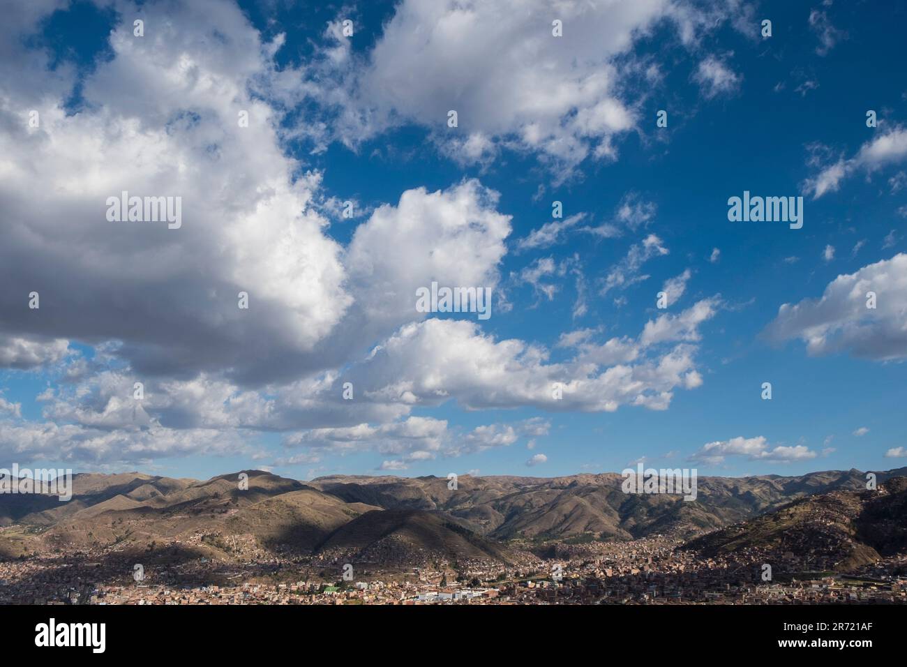 Perù. cusco. orizzontale Foto Stock