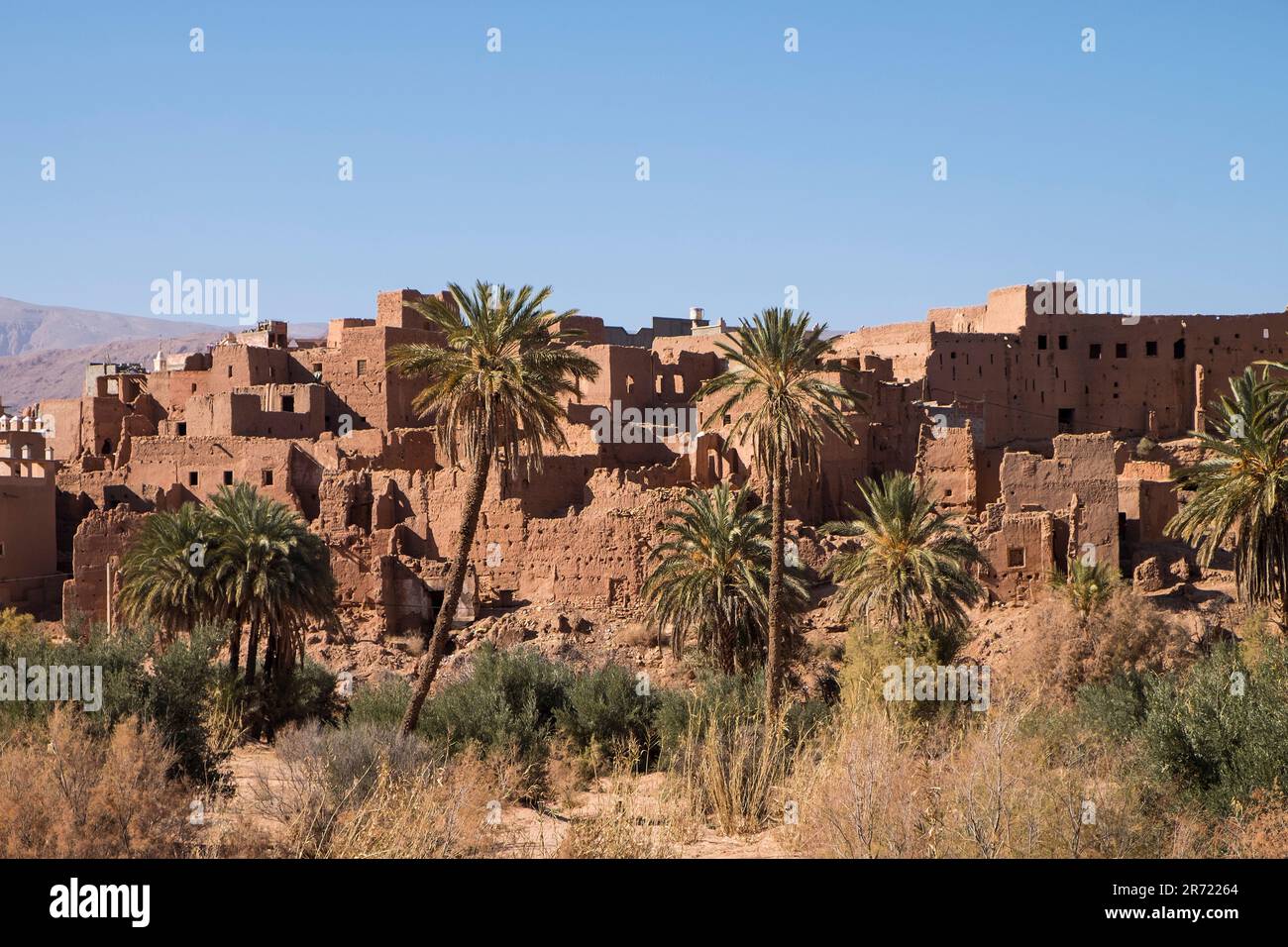 Marocco. Tinghir. orizzontale Foto Stock