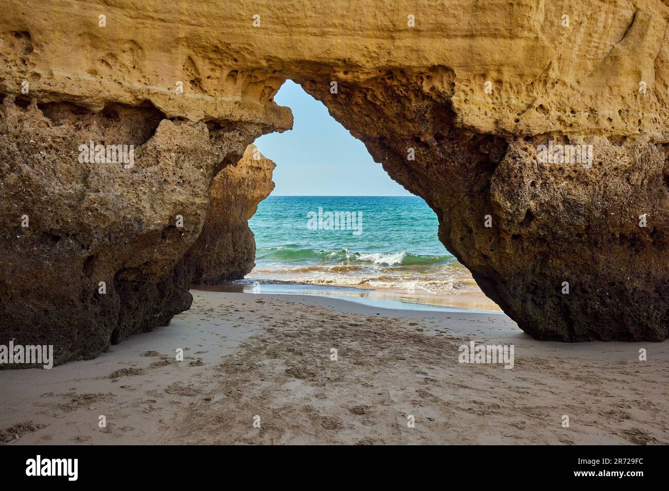 Spiagge dell'Algarve Portogallo Foto Stock