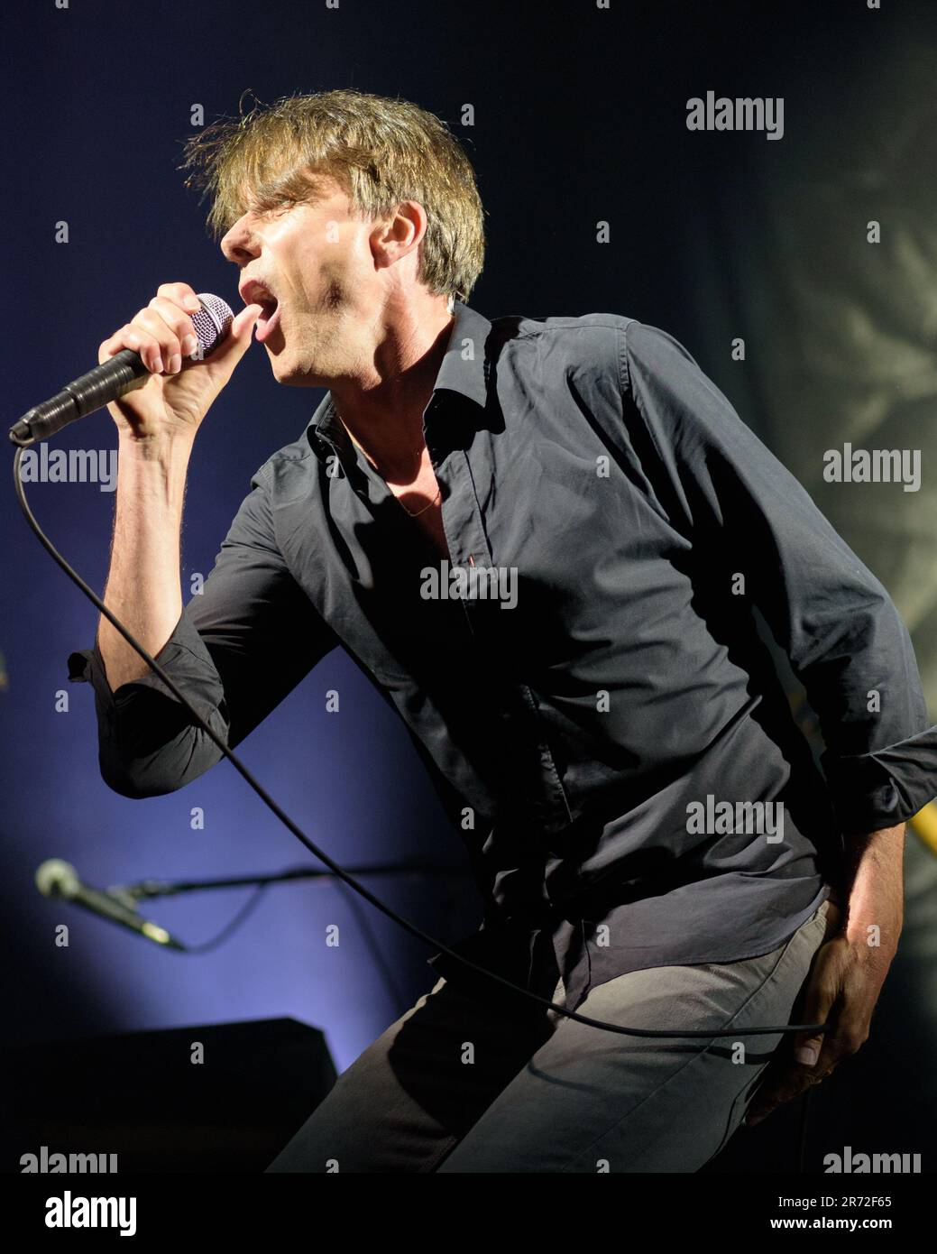 Oxford, Regno Unito. 11th giugno, 2023. Suede - Brett Anderson - Kite Festival Oxfordshire - 11 Giugno 2023 Credit: Graham Tarrant/Alamy Live News Foto Stock