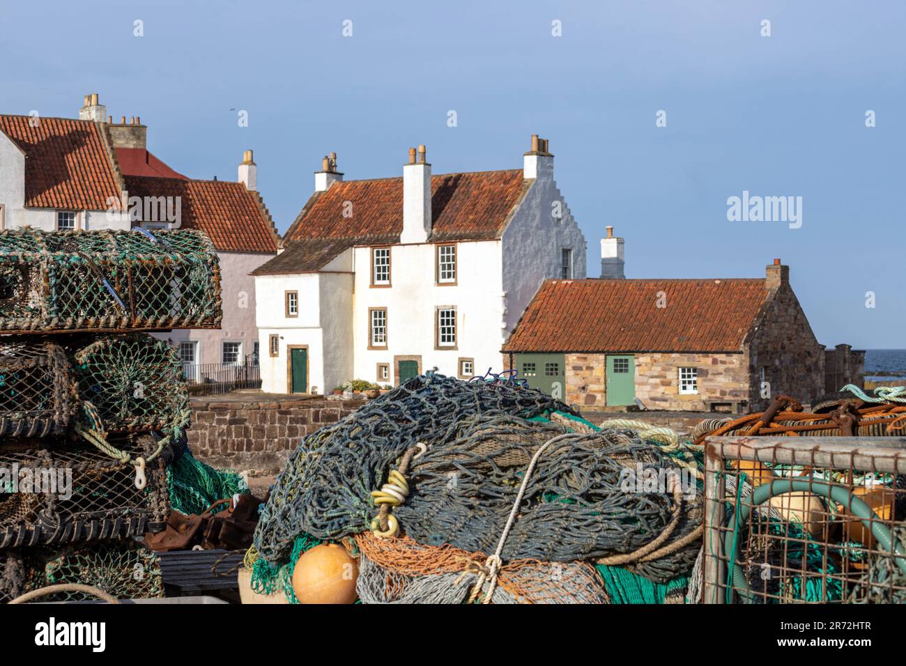 Gyles House, Pittenweem, villaggio di pescatori, Fife, Scozia, REGNO UNITO Foto Stock