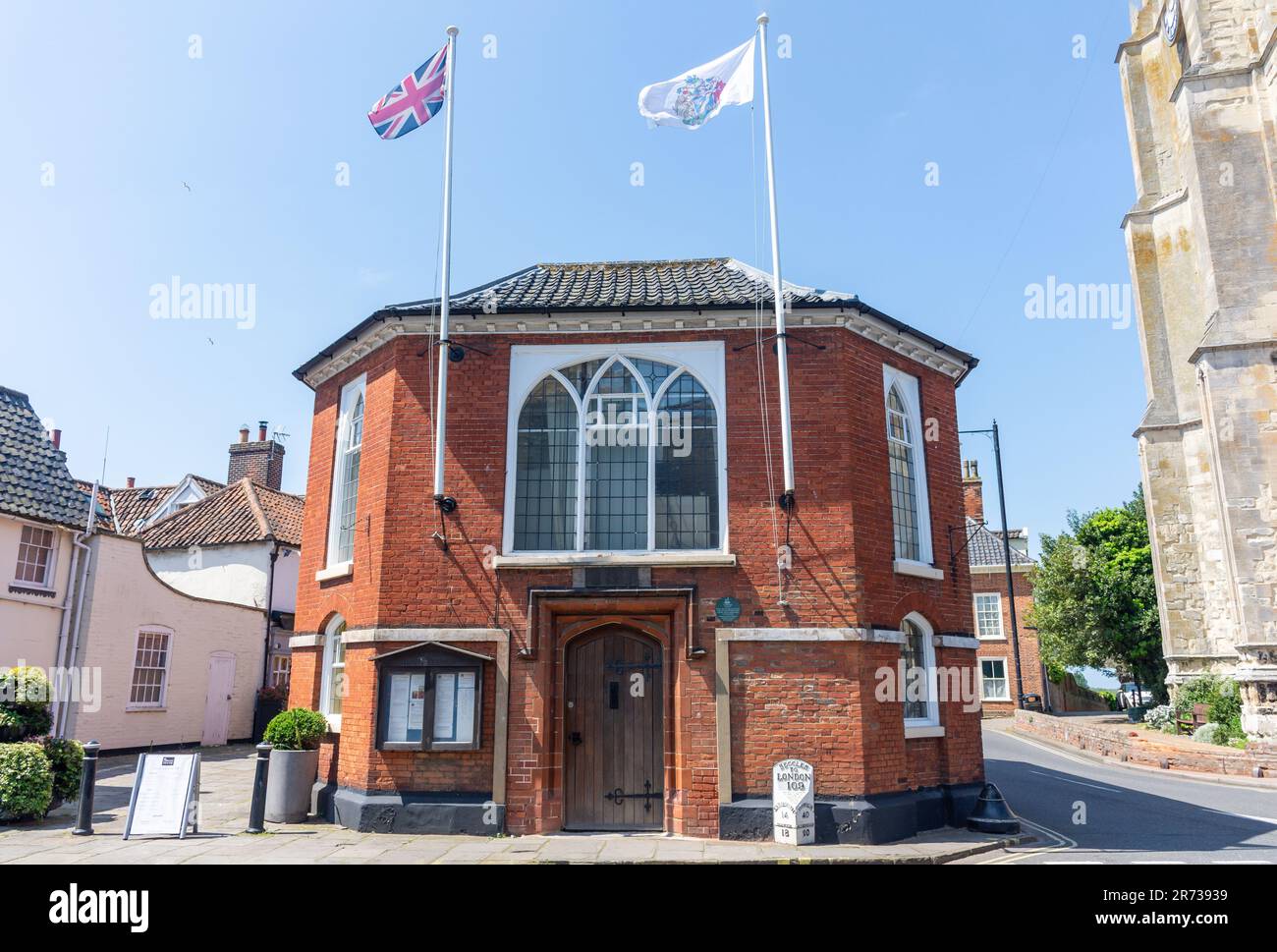 Consiglio comunale di Beccles, Municipio, la passeggiata, Beccles, Suffolk, Inghilterra, Regno Unito Foto Stock