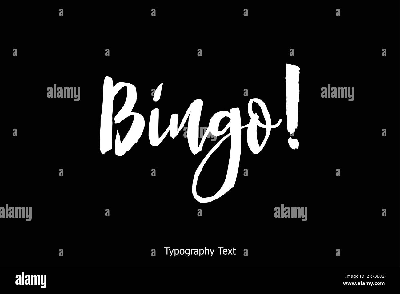 Elegante grassetto tipografia testo lettering citazione Vector Design Illustrazione Vettoriale