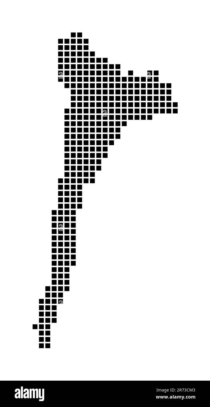 Mappa di Ko Samet. Mappa di Ko Samet in stile punteggiato. Bordi dell'isola riempiti di rettangoli per il vostro disegno. Illustrazione vettoriale. Illustrazione Vettoriale