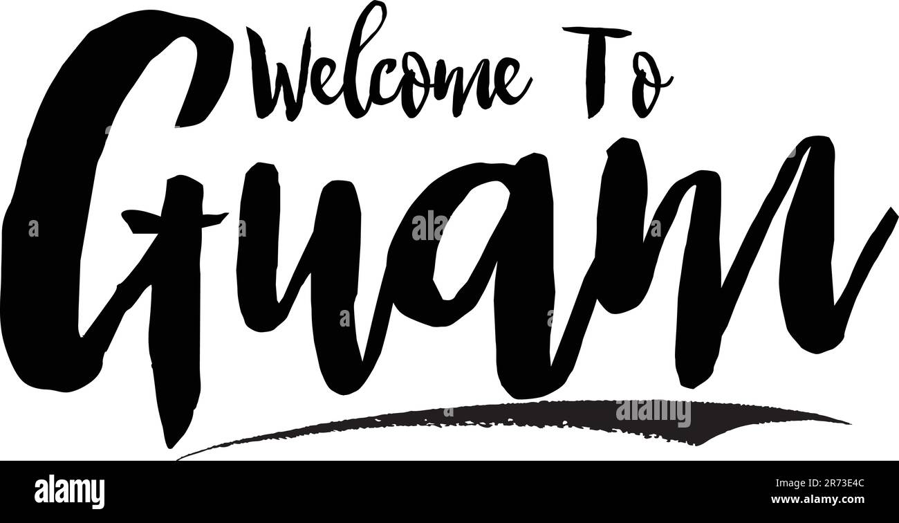 Nome del paese in elegante grassetto tipografia testo lettering disegno vettoriale dell'arte Illustrazione Vettoriale