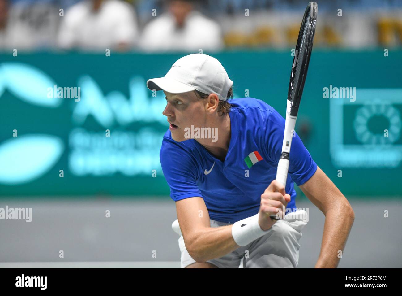 Jannick Sinner (Italia). Finali della Coppa Davis, Gruppo A (Bologna) Foto Stock