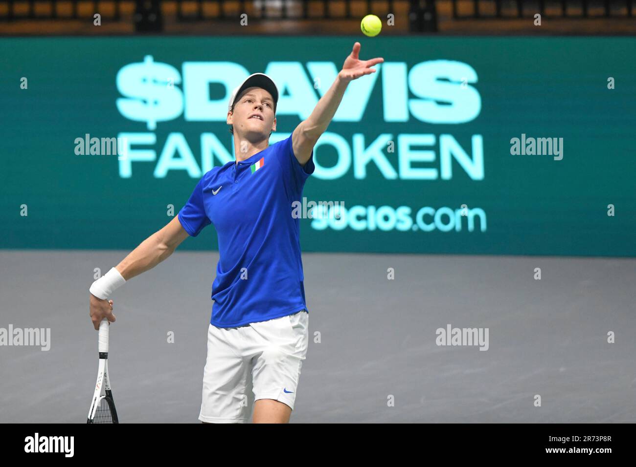 Jannick Sinner (Italia). Finali della Coppa Davis, Gruppo A (Bologna) Foto Stock