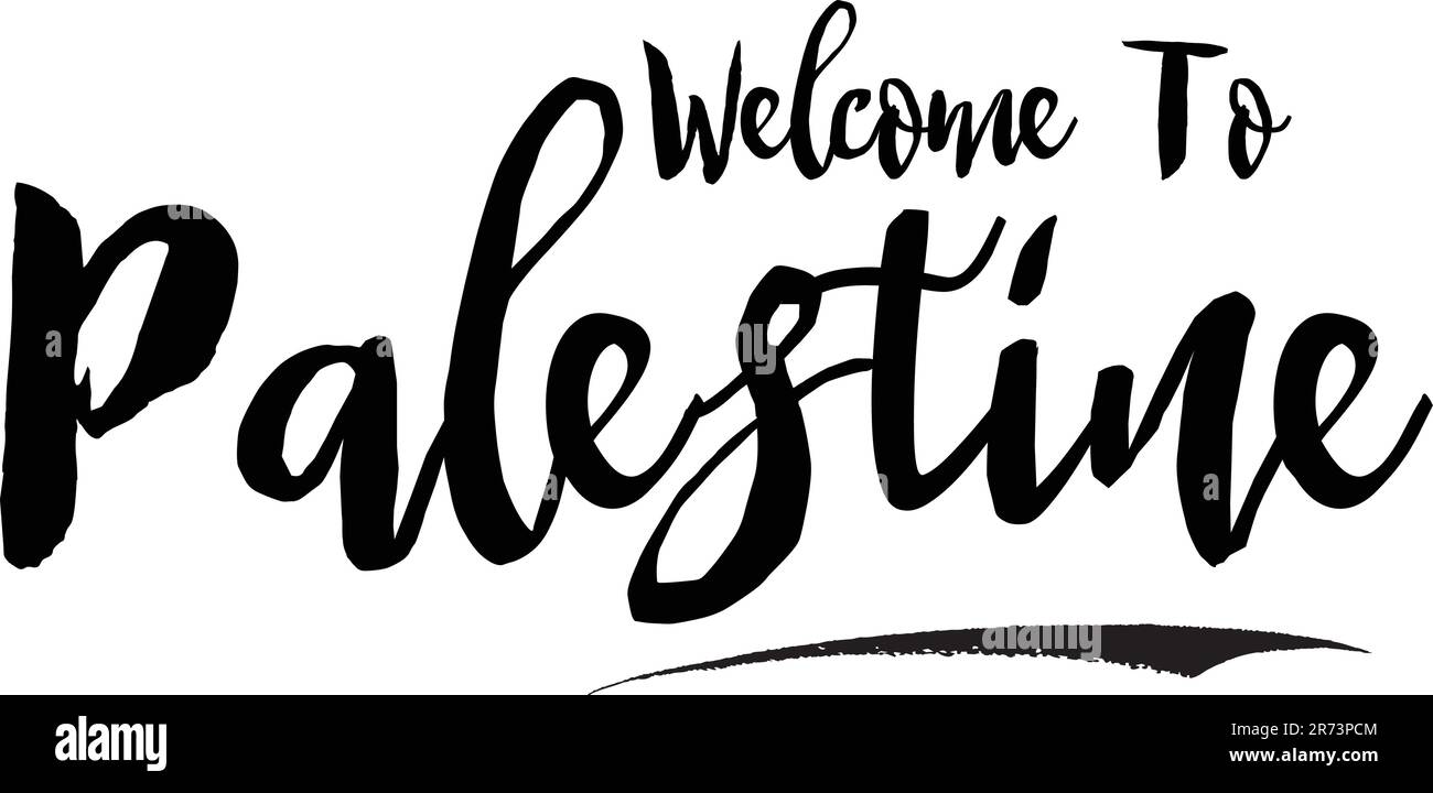 Nome del paese in elegante grassetto tipografia testo lettering disegno vettoriale dell'arte Illustrazione Vettoriale