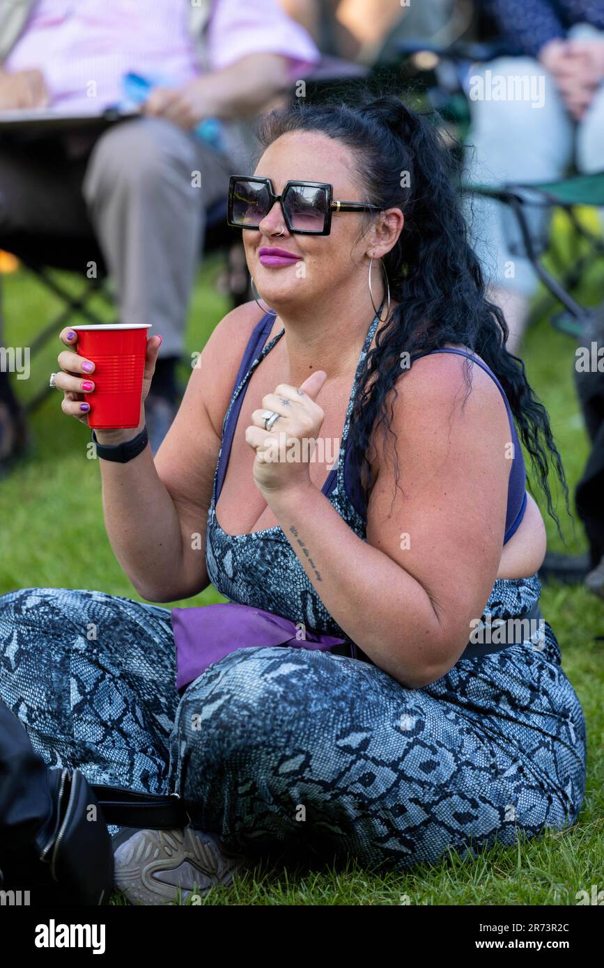 WHIT Venerdì Brass Band concorsi. PIC mostra il concorso Greenfield. Foto Stock