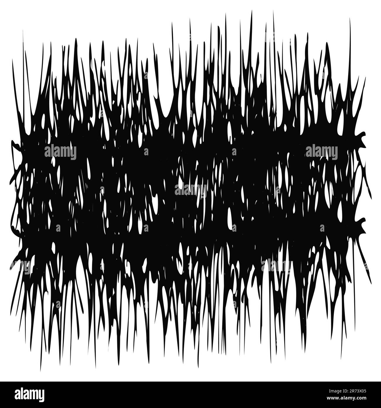 Grunge texture quadrato nero astratto sfondo Scrabble pattern Design elemento Vector illustrazione isolata su sfondo bianco Illustrazione Vettoriale