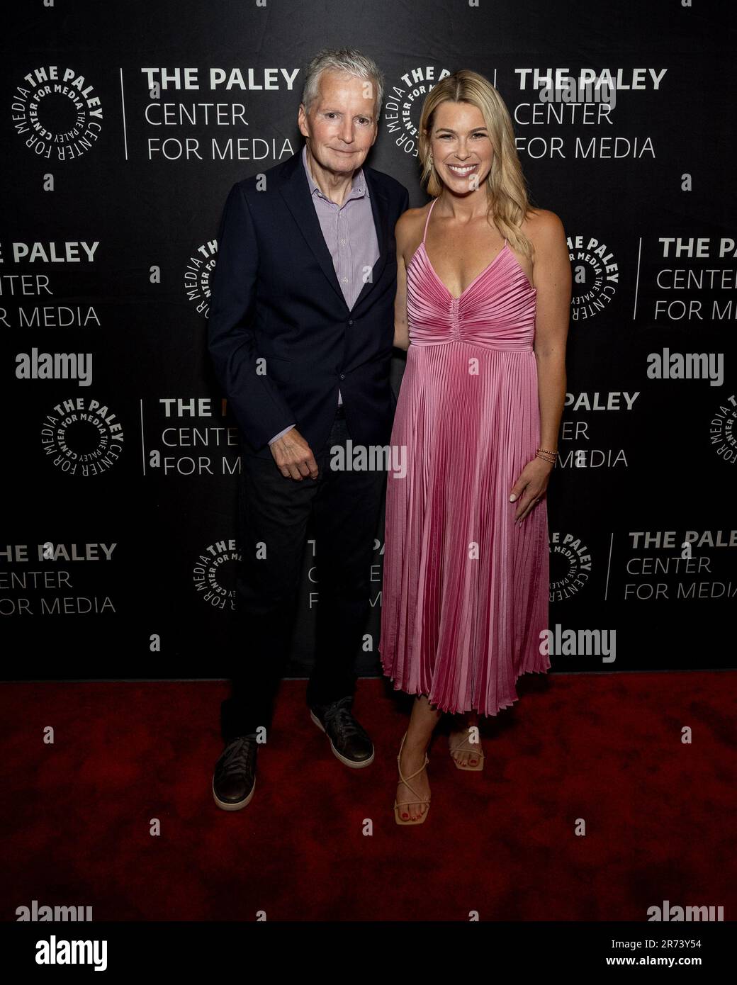 New York, Stati Uniti. 12th giugno, 2023. David Neal e Jenny Taft partecipano all'evento PaleyLive "A Conversation with FOX Sports: FIFA Women's World Cup 2023" presso il Paley Museum di New York, New York, il 12 giugno 2023. (Foto di Gabriele Holtermann/Sipa USA Credit: Sipa USA/Alamy Live News Foto Stock