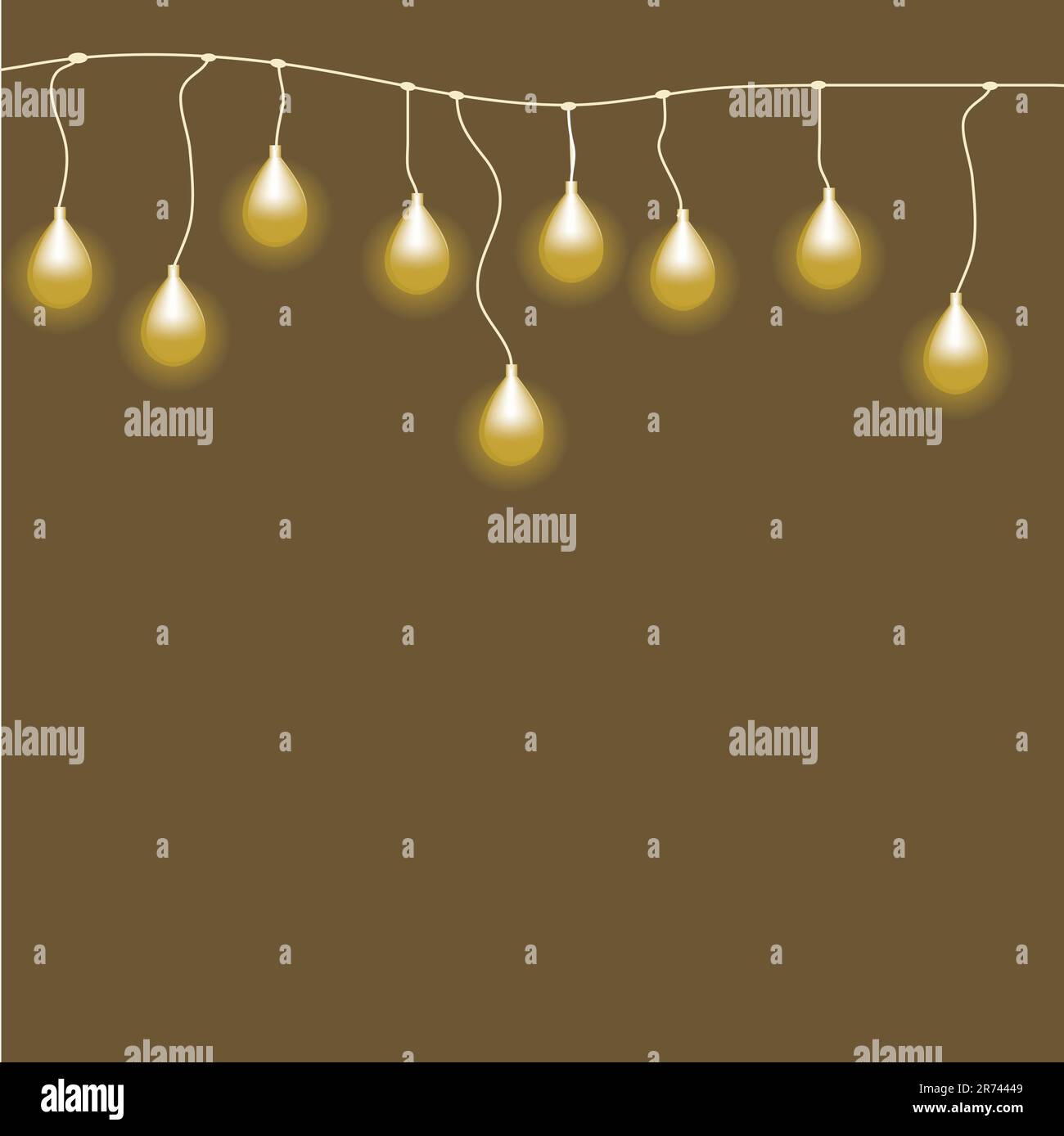 Sfondo astratto con lampadina. Illustrazione Vettoriale Illustrazione Vettoriale