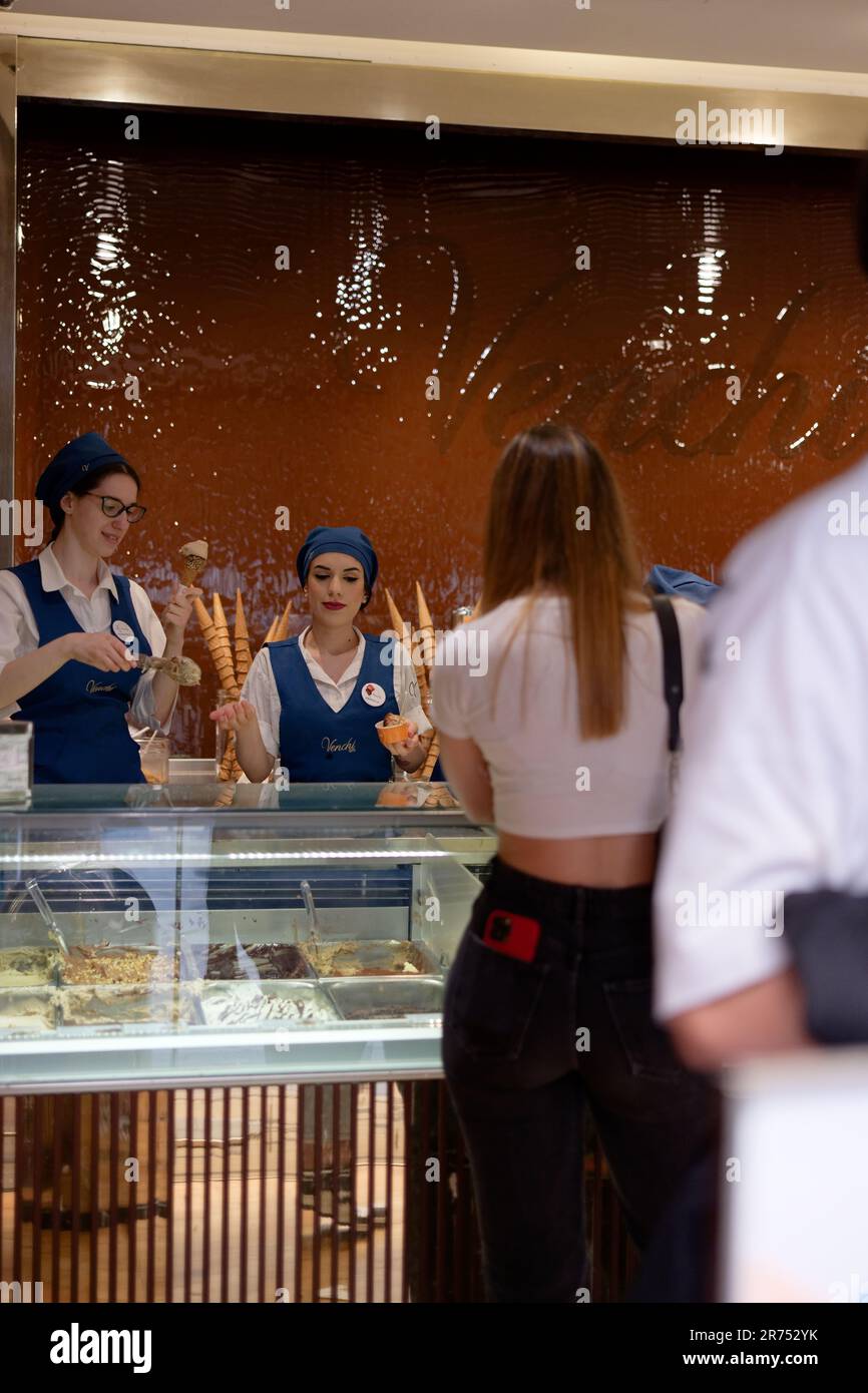 Il gelato italiano Foto Stock